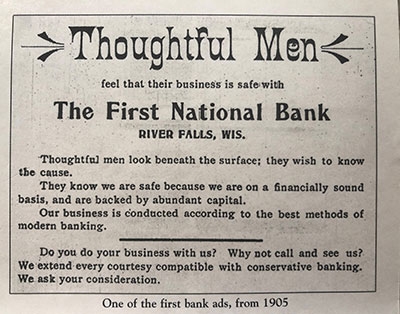 First National Bank History - 3 - 1904